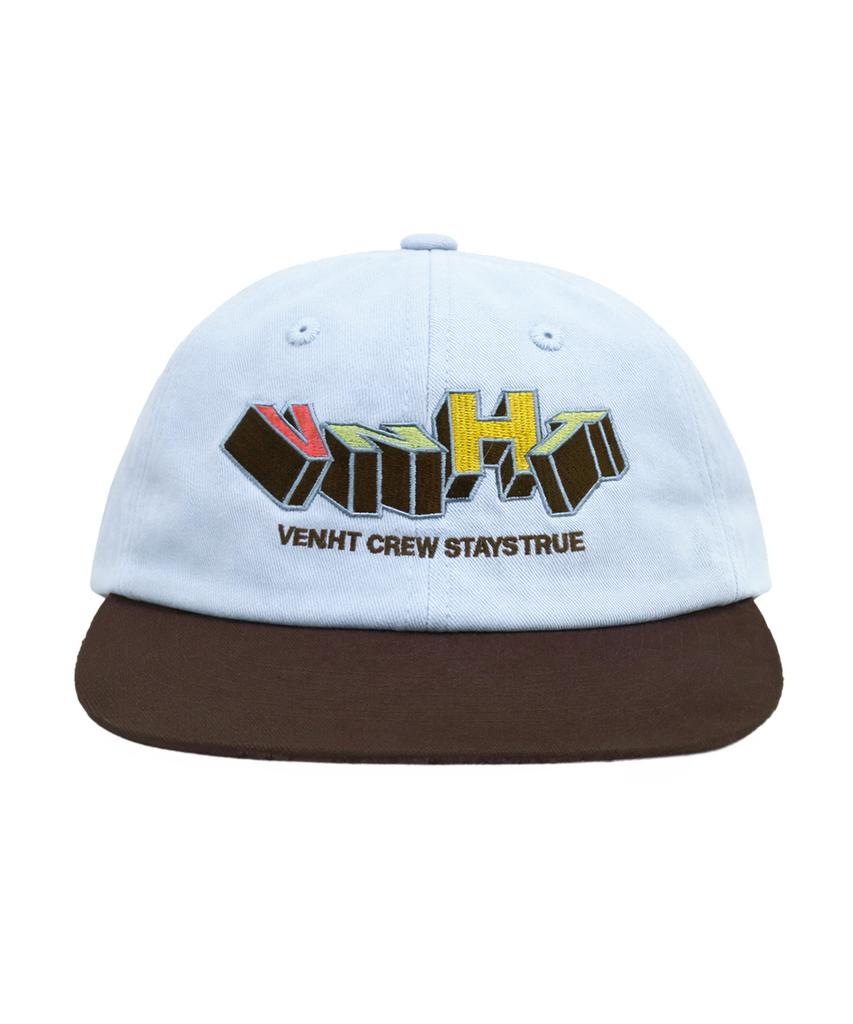 VENHIT Block Vnht Color Block Flat Brim Cap_Blue Brown