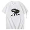 Japanese Anime Initial D Print Tshirts Tops Harajuku Casual Shirt Unisex Hiphop Fashion Streetwear Summer Mens Clothing