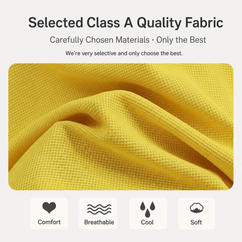 Set Maglietta a Maniche Corte e Pantaloncini per Bambini Texture a Nido d'Ape Sottile Estivo Casual per Ragazzi Ragazze Abbigliamento Quotidiano Uso Domestico Vita Elastica