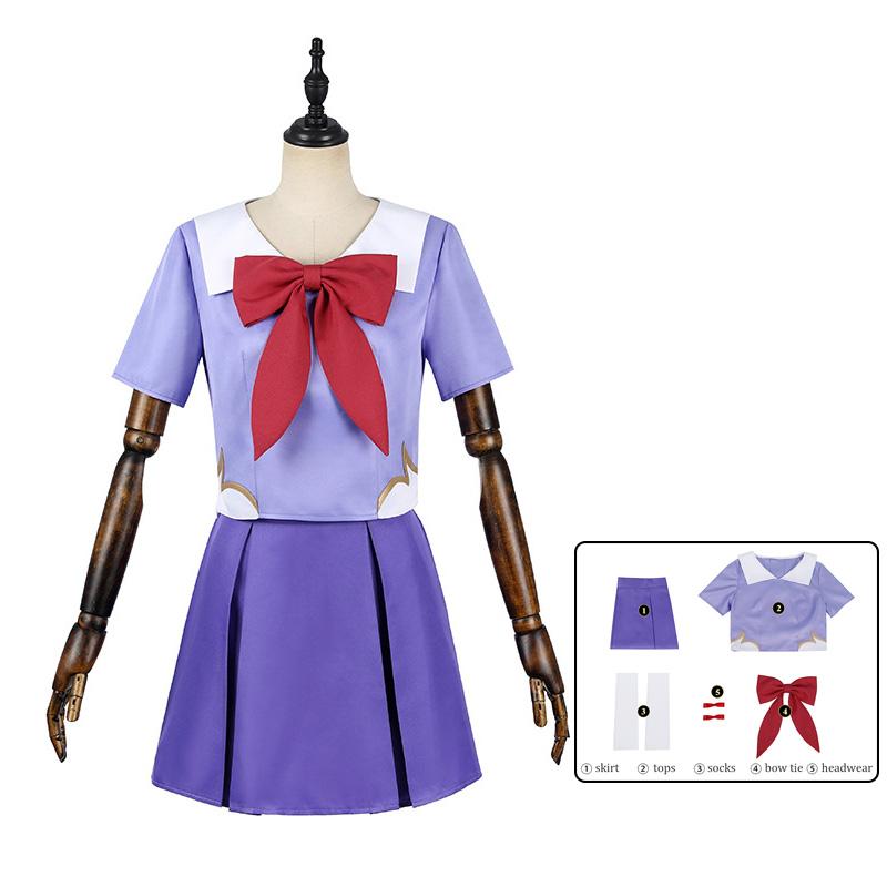 Gasai Yuno Cosplay Future Diary Cosplay Kostuum Pruik Anime Mirai Nikki Zeemanspak Lolita Meisje Uniform Jurk Voor Vrouwen S gray