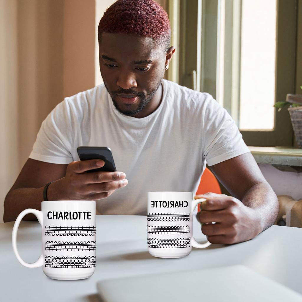 Creative New Ceramic Kitchen Fun Black Coffee Cup