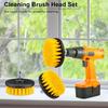 6 Pcs Drill Brush Attachment Power Scrubber Cleaning Kit Multi Purpose Drill Brush Set Drill Scrubber Brush Kit Cleaning Brushes for Drill Bathroom