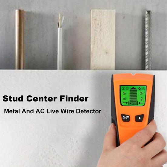 Electronic Stud Finder Sensor Center Finding Wall Scanner Detector with LCD Display for