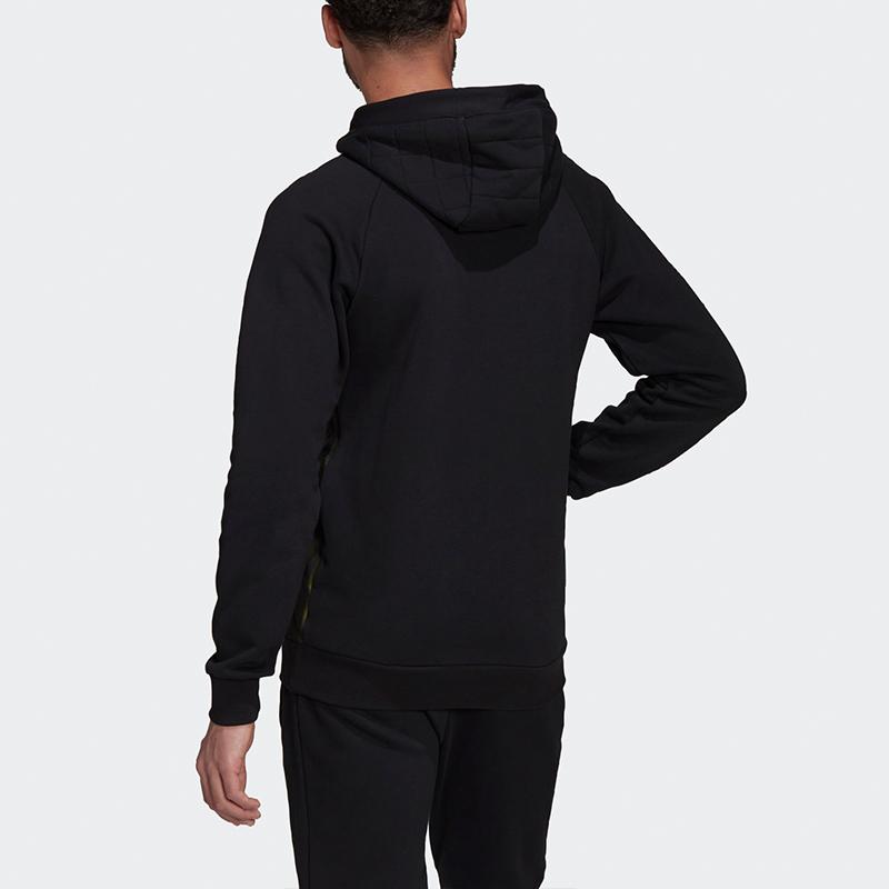 Adidas Juventus Football Hoodie Men Tops Black GR2911