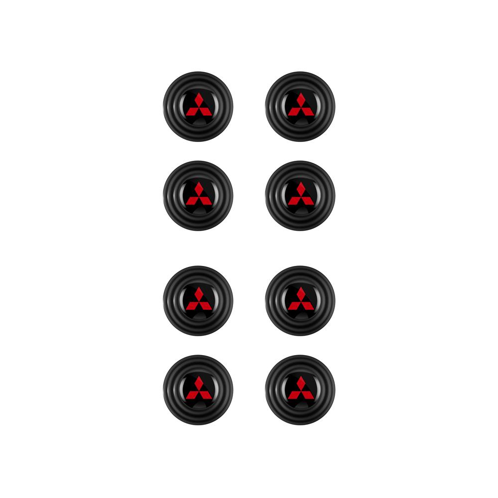 Car Door Silicone Anti Shock Pad Cushion Sticker For Mitsubishi Ralliart Asx Lancer 10 Outlander L200 Xpander Pajero Montero V73