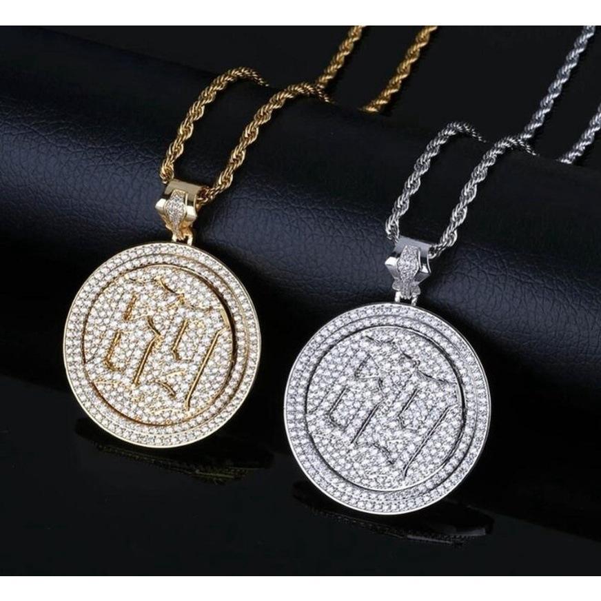 New Hip Hop Fashion 69 Round Brand Pendant Jewelry Necklace Punk Jewelry