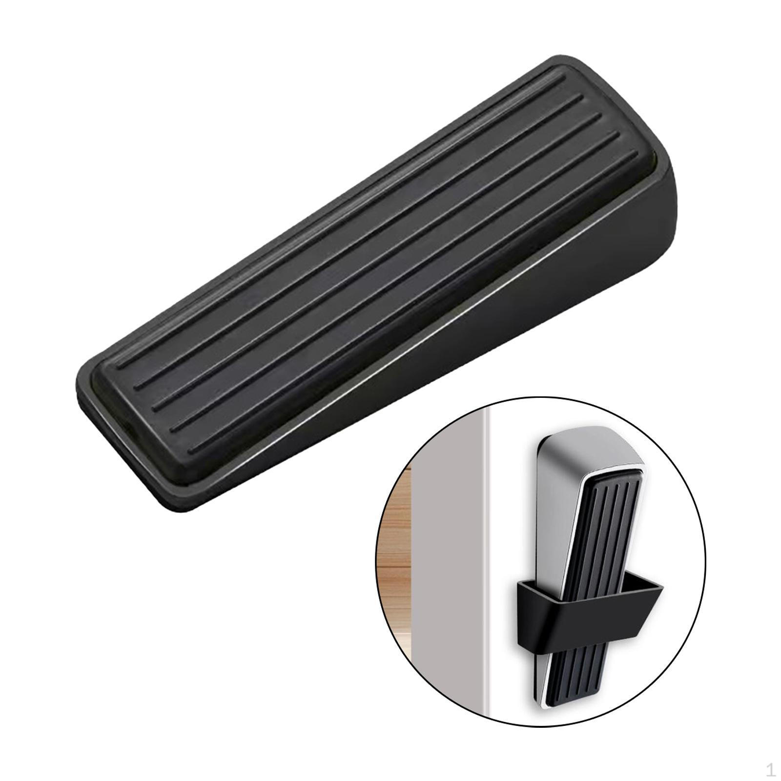 

Дверной упор, держатель для пола, ковра, прочный, нескользящий упор, клин для кухни, для дома, Black