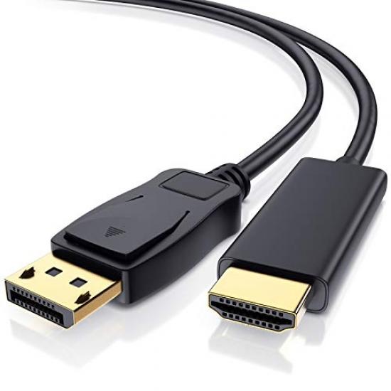 Buy Csl - câble displayport vers hdmi 4 k - 2 m - dp 1.4 - uhd 2160p - 3840  x 2160 @ 60 hz - hdr - hdcp 2.3 - pour connecter des ord at affordable  prices — free shipping, real reviews with photos — Joom