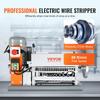 Automatic Wire Stripping Machine, 0.06''-1.42'' Electric Motorized Cable Stripper, 370 W, 88 Ft/min Wire Peeler with An Extra Manual Crank, 11