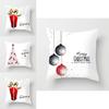 Super Soft Red And White Christmas Pillow Case For Stylish Home Decoration