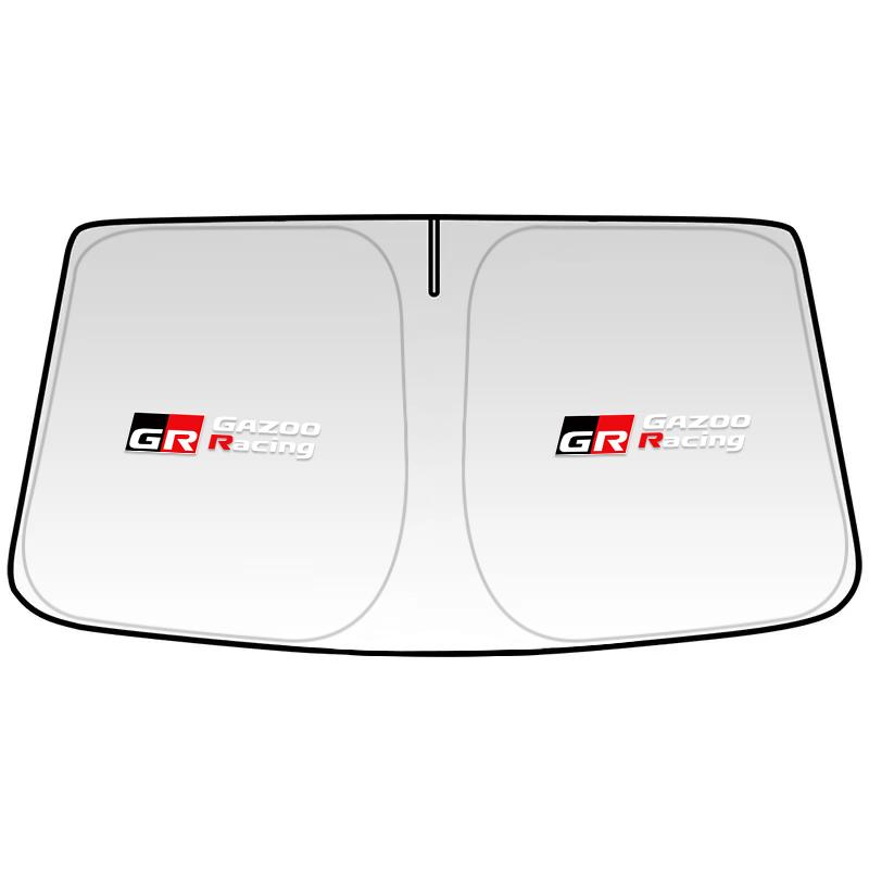 Car Sunshade Cover Foldable UV Protection Shield Keyring For Toyota 86 Corolla Camry RAV4 CHR Prado Mirai Aygo Yaris Prius Hilux