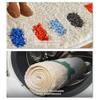 Shangce Milk Silk Children's Round Carpet Dopamine Bedroom Bedside Rug Living Room Kids Room Study Diameter 100cm