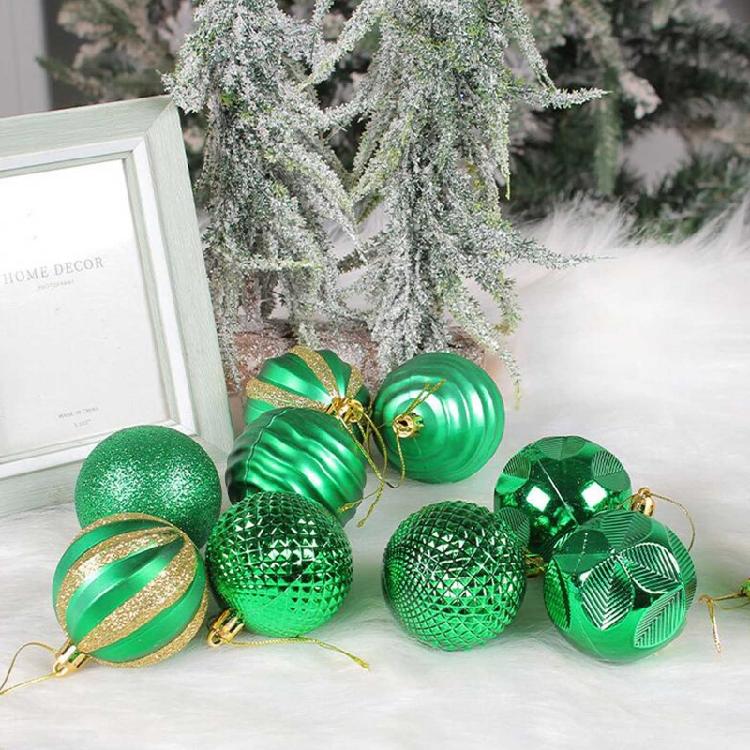 Christmas Tree Pendants Decorative Hanging Christmas Baubles Balls Ornaments Set