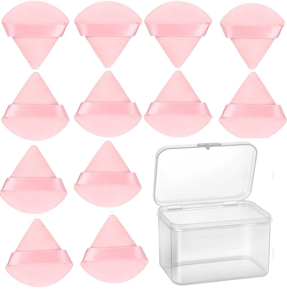 Cross-Border Triangle Powder Puff: Loose Powder Makeup Tool