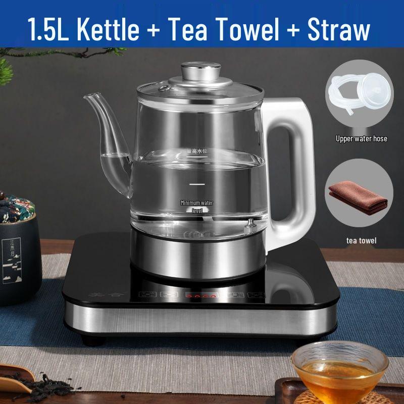 High-Power Automatic Water Filling & Boiling Kettle, 1.5L Capacity, Integrated for Home Use.