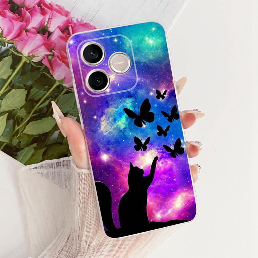 Pro Honor 600 Lite Pouzdro na telefon s počátečním písmenem pro Huawei Y6p Y 7 P Matný zadní kryt Ochrana fotoaparátu Nárazuvzdorná pouzdra