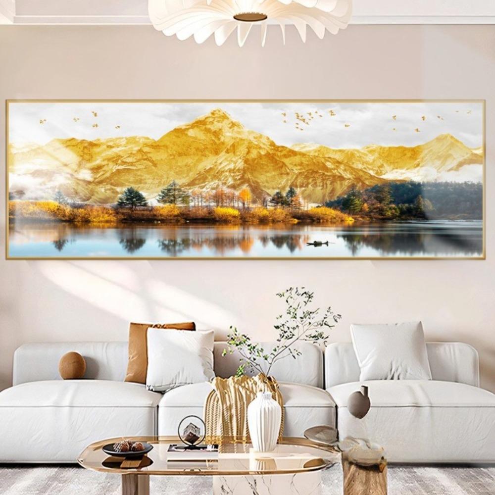 Mountain Landscape Bedside Decorative Paintings for Bedroom Living Room Bedside Background Wall