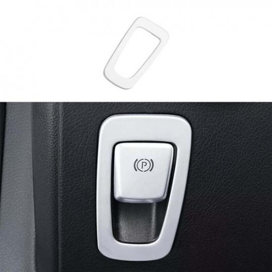 Sliver Steel For Benz C-Class W205 Car Console Multimedia Emergency Button Cover