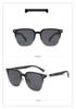 Avocado Green Polarized Women's Sunglasses with TR Frame & Wood Grain Legs - High-End Feel 2024