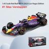 Bburago 1:43 f1 red bull racing tag heuer rb20 2024 #1 verstappen #11 perez legierung auto druckguss modell spielzeug sammel bar