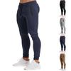 European and American Style Men's Spring Summer Sports Long Pants Casual Gym Pants Running Trousers with Pockets