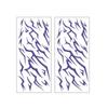 1Pack 2Sheets Temporary Tattoos for Women Men Face Body Art Blacklight Party Cosplay Body Stickers for Performance