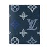 Louis Vuitton Multiple Monogram Shadow Cow Leather Wallet Men's Dark Blue M29137