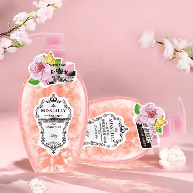 Miss Lily Cherry Blossom Petal Shower Gel