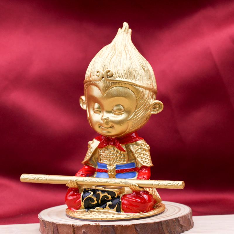 Sun Wukong Golden Cudgel Creative Desktop & Car Ornament - High-End Great Sage Handicraft