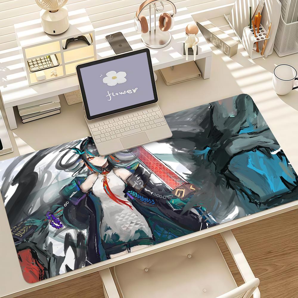 Game Arknights Endfield Dusk Mouse Pad Anti Slip Rubber Edge Locked Thickened Laptop Gaming Desk Mat