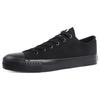 Warrior Rubber Sole Comfortable Lining Non-Slip Breathable Low-Top Canvas Shoes Unisex sneaker Black T39112