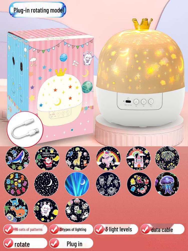 Dreamy Starry Sky Projector & Music Box for Children s Bedroom 3W