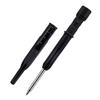 2.8mm Mechanical Pencil Deep Hole Marking with Sharpener/Ruler Solid Carpenter Pencil Long Head Metal Woodworking Marking Tool