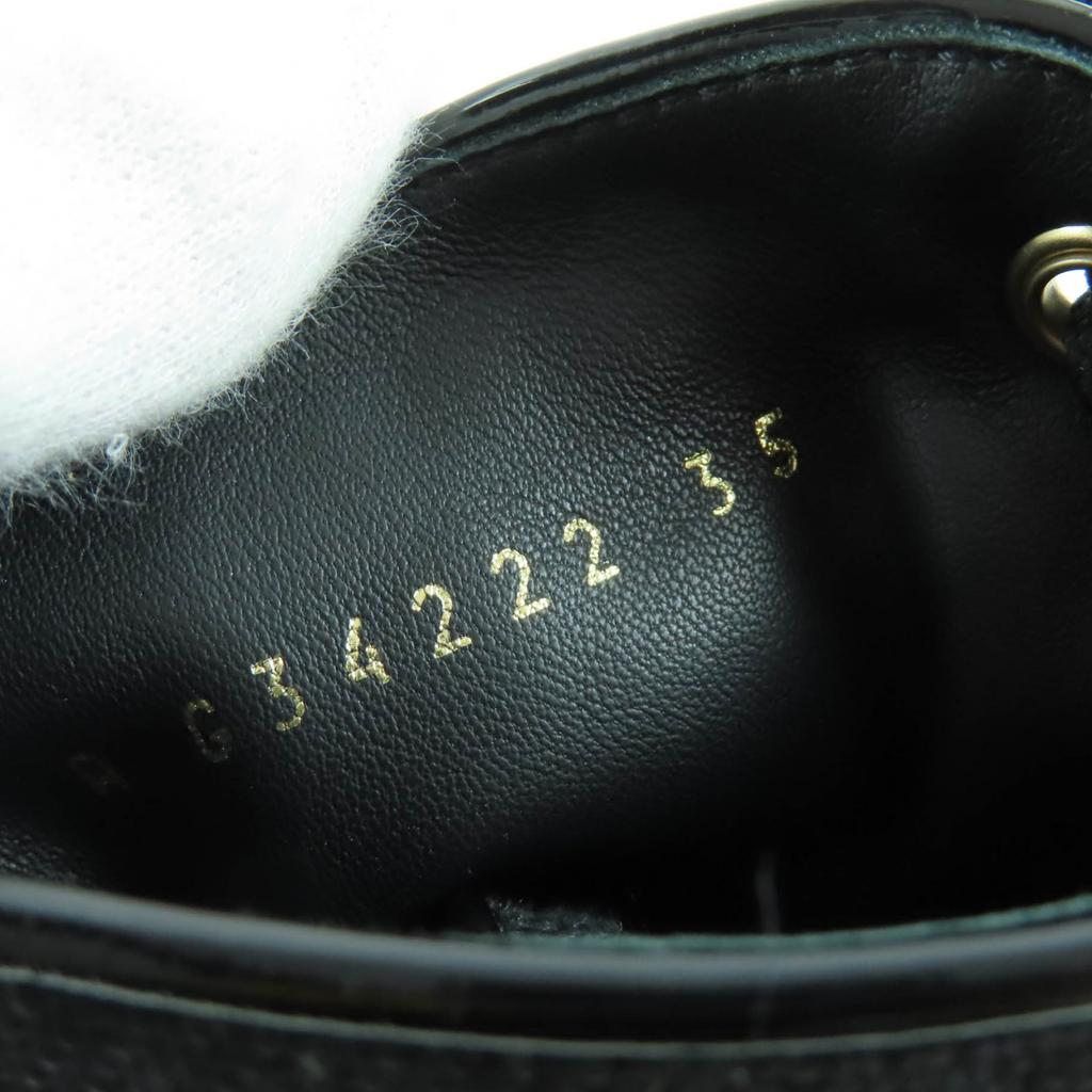 Great CHANEL sneakers COCO Mark Canvas and Leather with Faux Pearl 35 G34222 Used