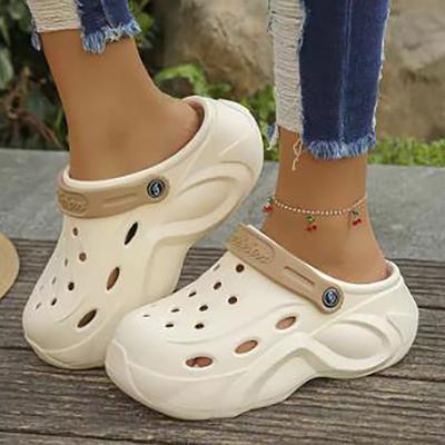 Chunky Platform Clogs Sandals Women Summer Soft Thick Bottom Beach Garden Shoes Woman Slide Non Slip Eva Wedge Slippers