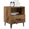 Nightstand Set of 2 Reclaimed Wood Look 40 X 35 X 47.5 Cm Engineered Wood