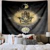 Colorful Hamsa Mandala Pattern Tapestry Room Decoration Wall Hanging for Living Room Bedroom, Dormitory, Birthday and Christmas Gifts