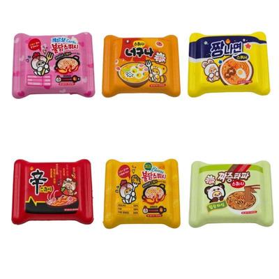 Squishy de Ramen Coreano - Paquete de 6 Lindo Set de Juguetes para Aliviar el Estrés