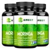 Moringa extract capsules, 700 mg per serving, adult immune support.