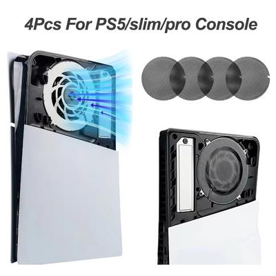 2/4 Peças Capa de Rede Respirável à Prova de Poeira Para Acessórios de Jogo PS5 Para Playstation 5