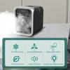 27W 3 Mode Mini Portable Air Conditioner Semiconductor Refrigeration Humidification Desktop Cooling Fans Air Cooler Home Office 220V