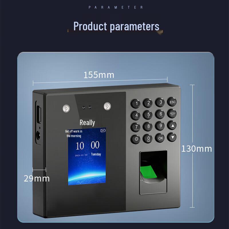 ZhenD ZD-F212S Face & Fingerprint Time Attendance System