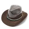 Premium Suede Retro Western Cowboy Felt Hat for Men and Women