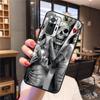 Tempered Glass Case For Xiaomi Redmi Note 10 Pro Case Xiaomi Mi 10T Pro 11T Note10 11 11Pro 10S Lite Skeleton Skull Phone Covers