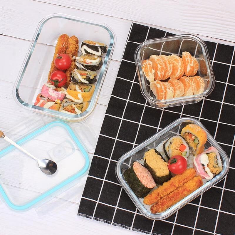 JingJingRS Clear Glass Lunch & Storage Containers
