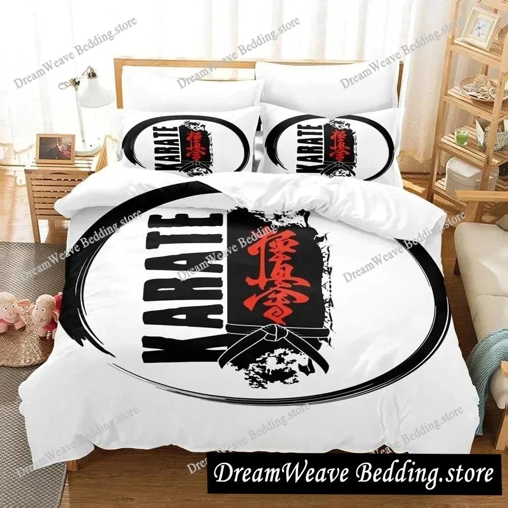 Kyokushin Karate Bedding Set Single Twin Full Queen King Size Bed Set Aldult Kid Bedroom Duvetcover Sets Bed Sheet Set