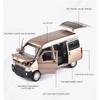 Modele de vehicule la scară 1/32 pentru litera inițială WULING Fan MPV Model metalic de mașină Sunete și lumină Trage înapoi Jucărie Cadou sofisticat
