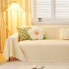 Nordic Style Dustproof Sofa Blanket - Single to Three-Seater, Four Seasons, Full Cover Cushion Towel