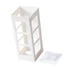 Wall Mounted Curling Iron Holder Plastic Space Saving Hair Dryer Tools Organizer Rack for Bathroom