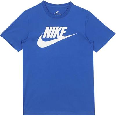 Pullover Straight Fit Logo Print Short Sleeve T-Shirt Men Tops Blue AR5005-481